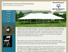 Tablet Screenshot of murfreesborotentandtablerental.com